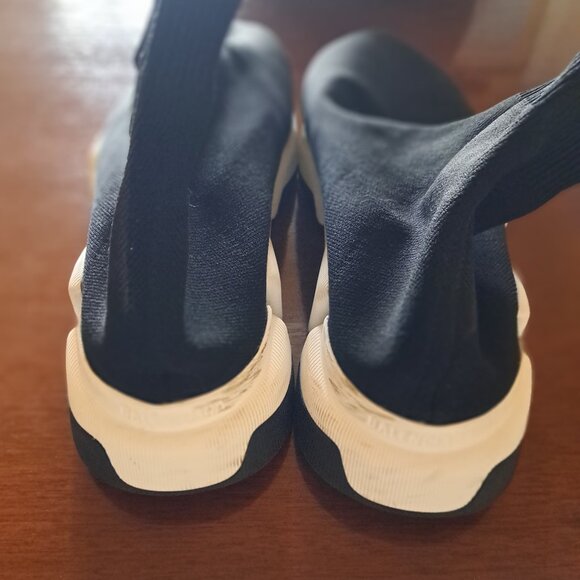 BLACK BLACK BALENCIAGA SPEED SNEAKERS MENS 12 - Picture 4 of 8